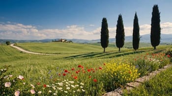 Sunlit fields — Birthday